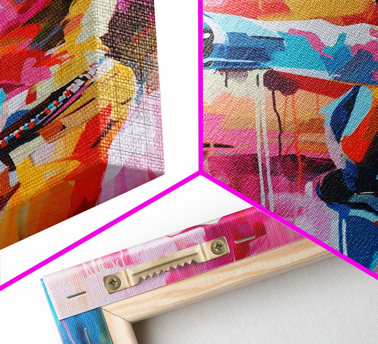 Dynamic Cowboy with Gun - Framed Canvas Print, Action-Packed Western Art, Bold Cowboy Wall Art for Living Room Decor