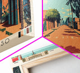 Bobo-Dioulasso, Burkina Faso Panoramic Canvas Print, Bobo-Dioulasso, Burkina Faso Painting, Burkina Faso Art, Bobo-Dioulasso Travel Poster, Travel Art, Guest Room Painting