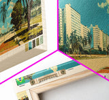 Brasilia, Brazil Panoramic Canvas Print, Brasilia, Brazil Painting, Brazil Art, Brasilia Travel Poster, Travel Art, Housewarming Gift