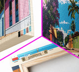 Capiata, Paraguay Panoramic Canvas Print, Capiata, Paraguay Painting, Paraguay Art, Capiata Travel Poster, Travel Art, Guest Room Painting