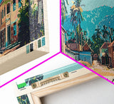 Kenema, Sierra Leone Panoramic Canvas Print, Kenema, Sierra Leone Painting, Sierra Leone Art, Kenema Travel Poster, Travel Art, Vacation Gift