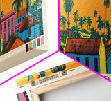 Nzerekore, Guinea Panoramic Canvas Print, Nzerekore, Guinea Painting, Guinea Art, Nzerekore Travel Poster, Travel Art, Vacation Gift