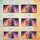Norse God Freyr, Framed Canvas Print, Vaporwave Style Norse Mythology Art, Retro Vibes