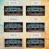 Urban Decay Wall Art - Graffiti Covered Subway Train - 1970s NYC Art - Framed Canvas Print - Original Art - Dystopian Urban Decay