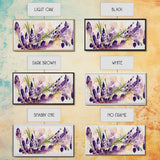 Wild Lavender wall art, canvas print, watercolor painting of lavender flowers, Botanical art, farmhouse decor