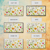 Botanical wall art, spring flowers, canvas print, dorm art for girls