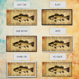 Fish Wall Decor, Animal Wall Art, Nature Wall Art, Minimalist Wall Decor, Panoramic Wall Decor, Canvas Print, Wall Art, Framed Canvas Art