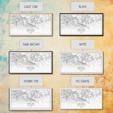 Augusta Street Map, Georgia Map, Map Print, Modern Art, Wall Art, Canvas Print, Farmhouse Décor, College Dorm Décor, Teacher Gift, Prints