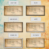 Phoenix Arizona Street Map, Framed Canvas Art, Arizona United States Road Map Wall Art, Office Wall Art, Wall Decor for Office