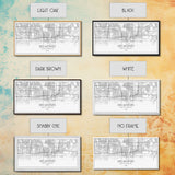 Des Moines Street Map, Iowa Map, Map Print, Minimalist Art, Wall Art, Canvas Art, Girls Bedroom Décor, Dorm Room Décor, Gift For Dad, Office