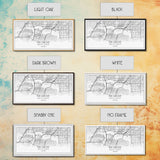 Elk Grove Street Map, California Map, Map Art, Minimalist Art, Wall Art, Canvas Art, Trendy Décor, Gift For Friend, Couple Wall Décor