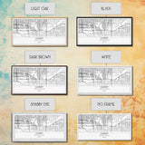 Gilbert City Map, Arizona Map, Map Art, Minimalist Art, Wall Art, Canvas Art, Lake House Décor, Ranch House Décor, Dorm Wall Décor, Home Art