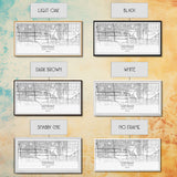 Glendale City Map, Arizona Map, Map Art, Minimalist Art, Wall Art, Canvas Art, Cabin Wall Décor, Entryway Décor,  Room Décor, Gifts For Her