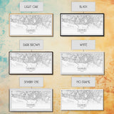Hamburg City Map, Germany Map, Map Art, Minimalist Art, Wall Art, Canvas Art, Europe Wall Art, Gifts For Dad, Office Wall Art, Unique Art