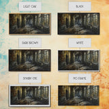 Insane Asylum Canvas Print, Wood Framed Wall Art, Creepy Dark Academia Spooky Season, Spooky Vibes, Halloween Prop Gift Idea