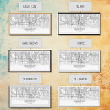 Minneapolis City Map, Minnesota Map, Map Art, Minimalist Wall Art, Wall Art, Canvas Art, Dorm Room Décor, Home Décor Wall Art, Gift For Dad