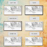Norfolk City Map, Virginia Art, Map Print, Minimalist Wall Art, Wall Art, Canvas Art, Cabin Wall Art, Southern Wall Décor, Unique Wall Art