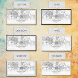 Overland Park City Map, Kansas Art, Map Print, Minimalist Wall Art, Wall Art, Canvas Art, Gift For Realtor, Boho Wall Hanging, Southern Art