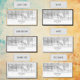 Scottsdale City Map, Arizona Art, Map Print, Modern Wall Art, Wall Art, Canvas Art, Teen Boy Wall Art, RV Décor, Realtor Thank You, Room Art