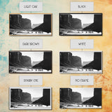 Framed Canvas Print of Cowboys Riding through Canyon, Western Wall Art for Living Room or Bedroom, Unique Home Decor