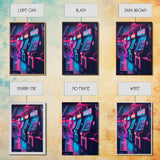 Game Room Decor, Framed Canvas Print, Synthwave Arcade, Boys Room, Gamer Gift, Gaming Wall Art, Video Game Posters, Teen Room