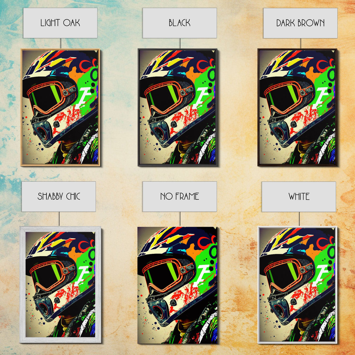 Motorcycle wall art framed print, Motorcycle poster print, MotoGP art, Motorcycle gifts, Motorcycle gift, Biker gift ready to hang print