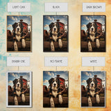 Dog Wall Art, Bernese Mountain Dog Wall Print, Farmhouse Wall Art, Wall Art, Framed Wall Art, Framed Canvas. Wall Print, Wall Canvas