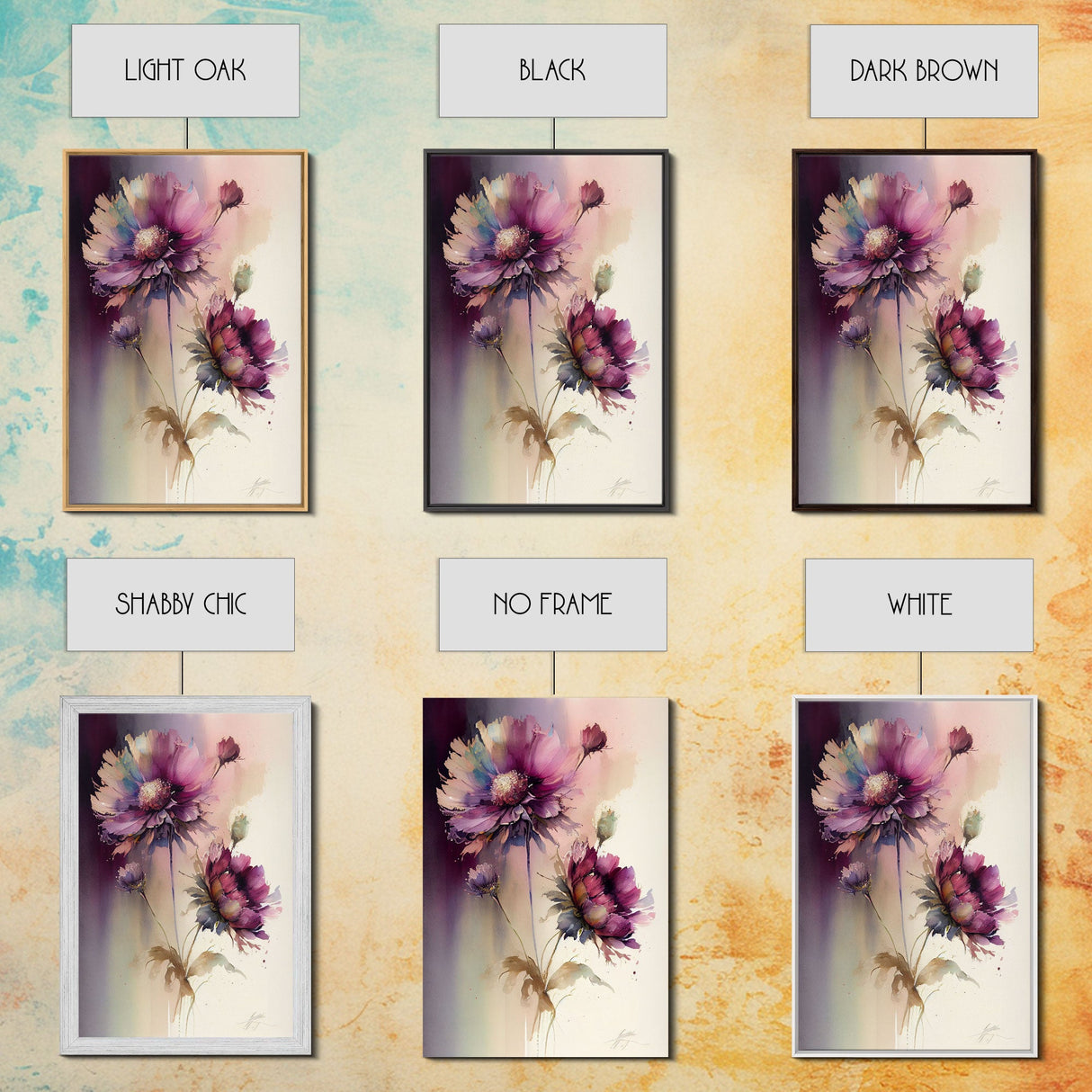 Vintage Style Framed Canvas Art  // Vintage Floral Print // Vintage White Roses Painting // Still Life Botanical Farmhouse print // Flower