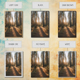 Trees Wall Art, Woods Wall Decor, Nature Art Print, Autumn Art Print, Photography Print, Wall Decor, Canvas Print, Wall Art, Framed Canvas