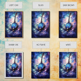 Galaxy Banjo Gift, Banjo Wall Art Canvas Print, Country Music Art, Guitar Art, Banjo Poster Print, Banjo Gifts, Musical Art
