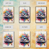 Turn Table Wall Art, DJ Art, Disc Jockey Decor, Music Studio Decor, Framed Canvas Print