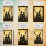 Occult Art, Witch Wall Art, Creepy Wall Art, Halloween Wall Art, Horror Art, Canvas Print, Wall Art, Vertical Print, Home Decor, Wall Decor