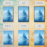 Iceberg Wall Art, Iceland Wall Art, Seascape Wall Print, Canvas Print, Wall Art, Vertical Art, Gift For Family, Above Couch Wall Art