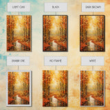Forest Wall Art, Trees Wall Art, Fall Wall Print, Canvas Print, Wall Art, Vertical Art, Housewarming Gift, Ranch Decor, Country Wall Art
