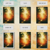Forest Wall Art, Trees Art Print, Sunset Print, Canvas Print, Wall Art, Vertical Art, Nature Lover Gift, Camper Wall Decor, Country Wall Art