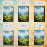 Mountains Wall Art, Valley Art, River Wall Print, Canvas Print, Wall Art, Vertical Art, Realtor Thank You, Home Wall Decor, Dorm Room Art
