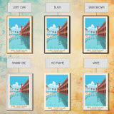 Dry Tortugas National Park Florida Travel Art, National Park Print, Minimalist Travel Art, Midcentury Modern Style Landscape Painting