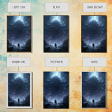 Apocalypse, Dark Art Print, dark fantasy art, Canvas Print, Wall Hanging, Portrait Art, Spooky Decor, Horror Home Decor, Unique Gift