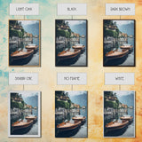 Speed Boat, River Wall Art, Canvas Print, Wall Hanging, Portrait Art, Lake House Wall Art, Best Friend Gifts, Living Room Prints, RV Decor