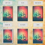 Retro 1980s Bike Canvas Print, Bicycle Art, Framed Wall Art, Fine Art Photography Print, Retro Inspired Wall Decor, Man Cave Art, Office Art