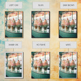 A Strawberry Sunday Kitchen Decor, Ice Cream Art, Framed Canvas Print, Ice Cream Parlor Decor, Icecream Shop Wall Art, MCM Style Decor
