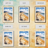Búðir Beach, Iceland Watercolor Beach Print, Vacation Gift, Iceland Wall Art, Beach Painting, Beach Decor, Beach Painting