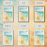 Cove Beach, Bahamas Watercolor Beach Print, Vacation Gift, Bahamas Wall Art, Beach Painting, Beach Decor, Beach Painting