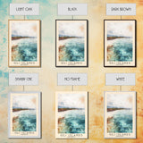Gili Islands, Indonesia Watercolor Beach Print, Vacation Gift, Indonesia Wall Art, Beach Painting, Beach Decor, Beach Painting