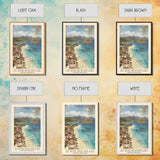 Jost Van Dyke, British Virgin Islands , United Kingdom Watercolor Beach Print, Vacation Gift, United Kingdom Wall Art, Beach Painting, Beach Decor, Beach Painting