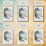 Nosy Kumba, Madagascar Watercolor Beach Print, Vacation Gift, Madagascar Wall Art, Beach Painting, Beach Decor, Beach Painting
