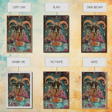 Halloween Sinister Alchemist Framed Canvas Print, Wall Art, Living Room Decor, Halloween Decoration, Spooky Art, Haunted House Art