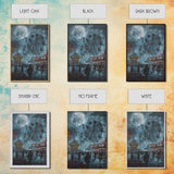 Eerie Carnival, Halloween Art, Spooky Wall Decor, Framed Canvas Print, Creepy Art, Halloween Wall Decor, Seasonal Wall Art, Scary Artwork