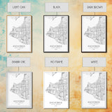 Anchorage Street Map, Alaska Map, Travel Wall Art, City Map Wall Art, Bedroom Art, Modern Art, Wall Art, Canvas Print, Canvas Wall Art