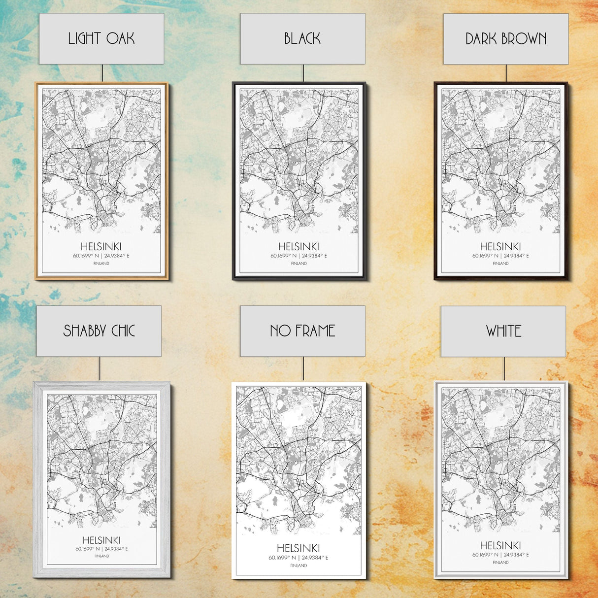 Helsinki Street Map, Finland Map, Europe City Map Art, Minimalist Art, Wall Art, Canvas Print, Travel Wall Art, Gifts For Him, Bedroom Art
